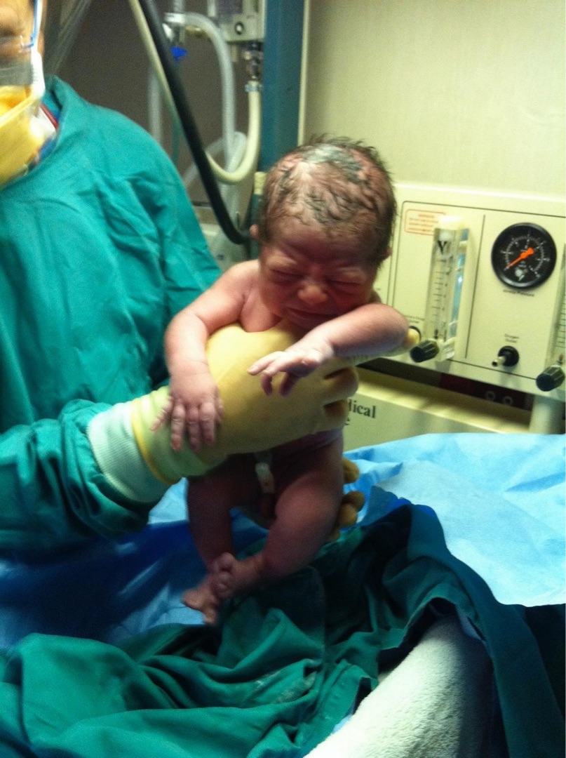 Taye enters the world